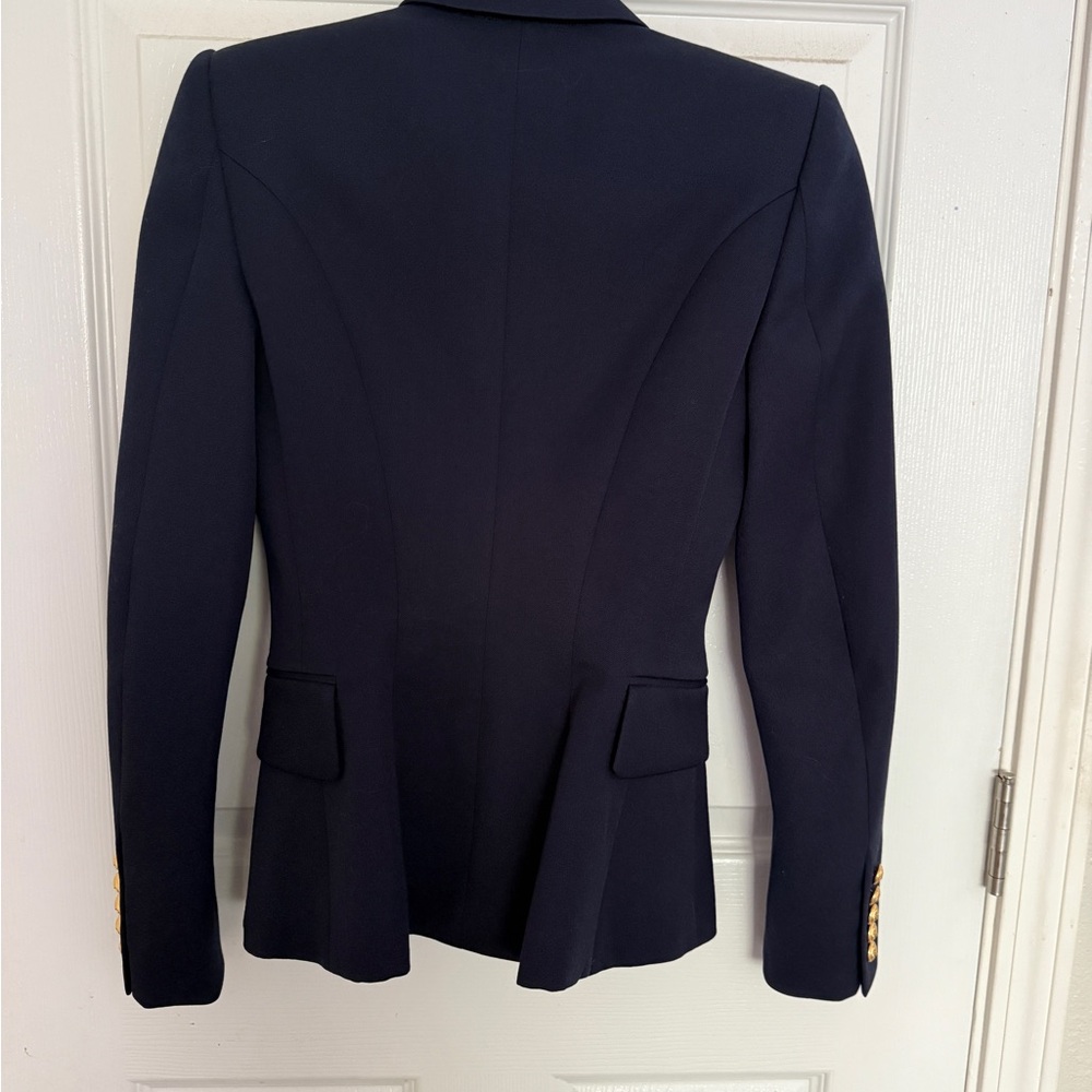 Balmain Blue and Gold Tailored Blazer - Picture 5 of 5